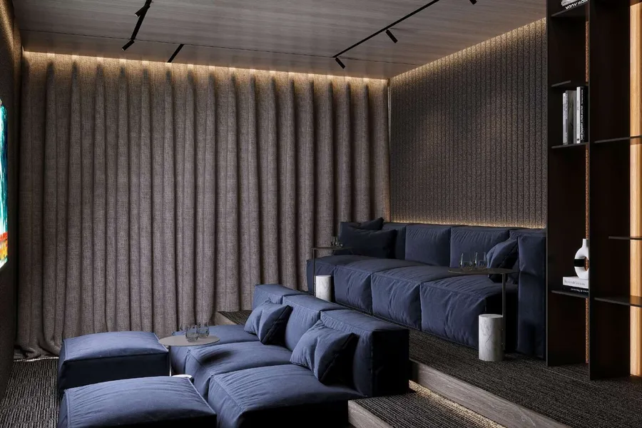 Indoor Cinema at Gharbi 2 Residences.