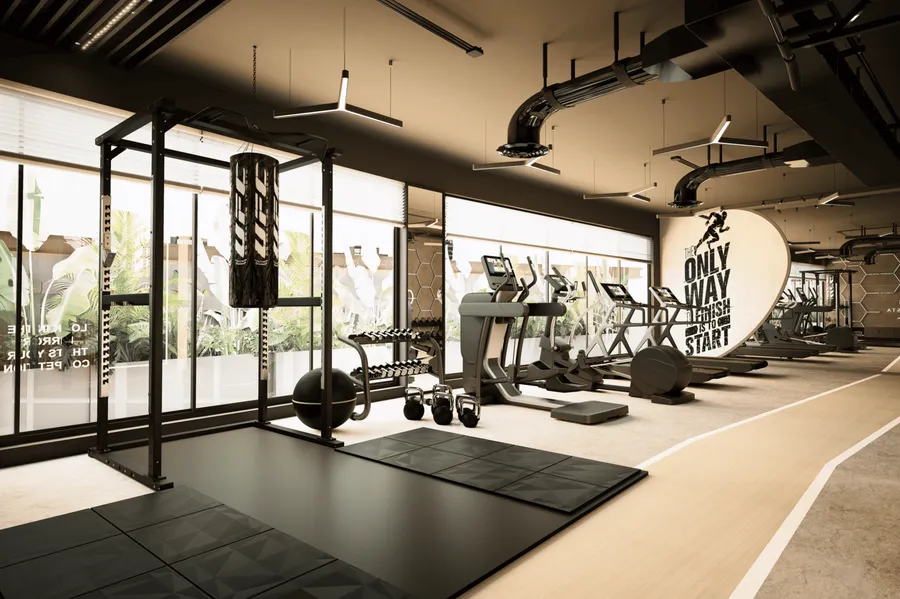 Gym at Astra South.