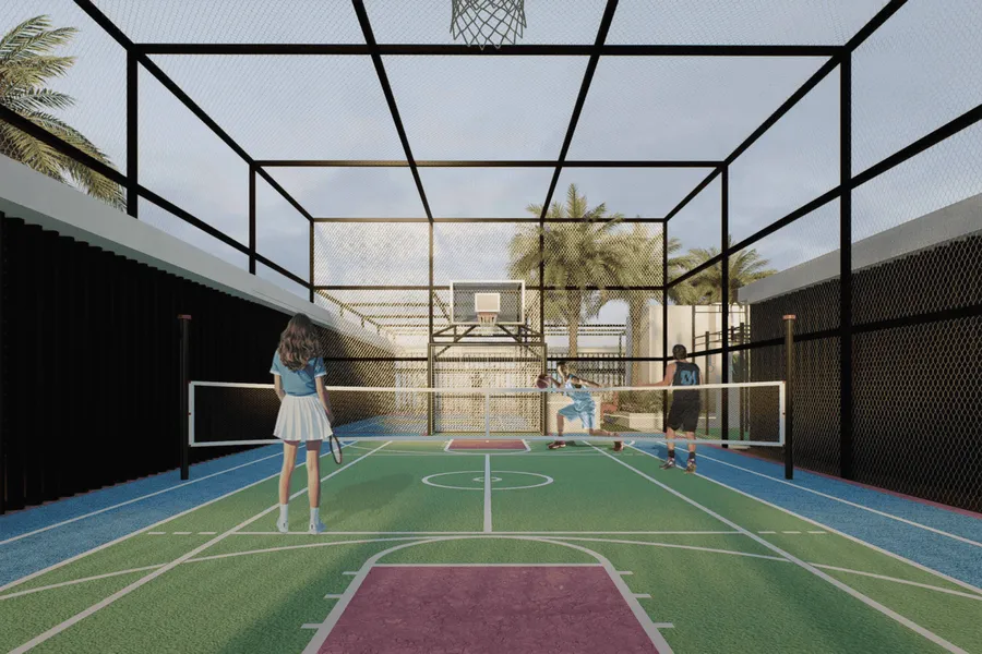 Multi Purpose Court at Reef 1000.