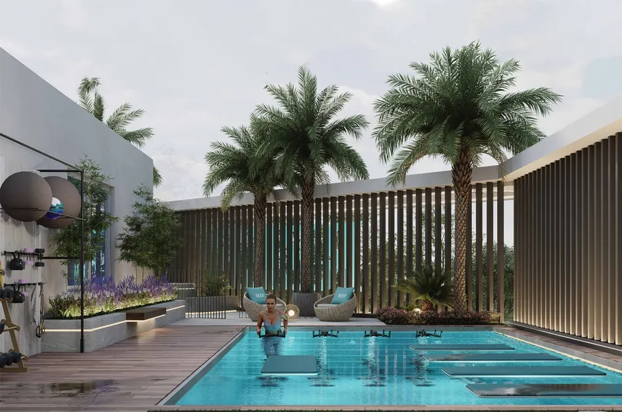 Exercise Pool at Reef 1000.
