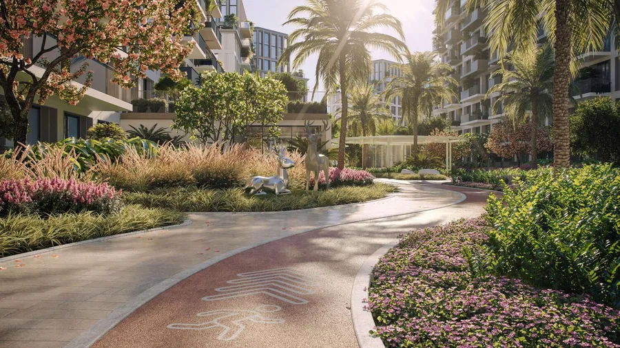 Jogging Track & Walkway Lawn at Avenew 888 - Modo.