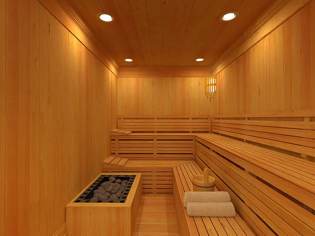 Steam & Sauna Area at Q Gardens Aliya.