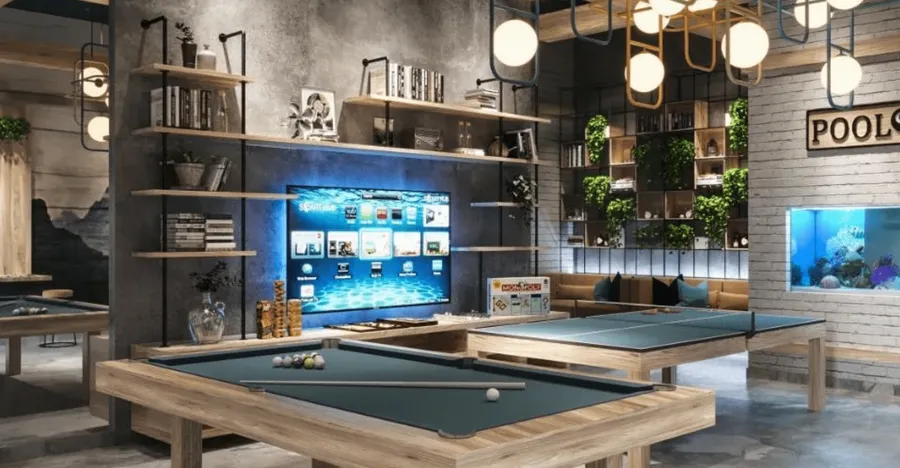 Entertainment Game Room at Q Gardens Aliya.
