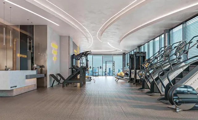 Indoor and Outdoor Gym at Orvessa Residences.