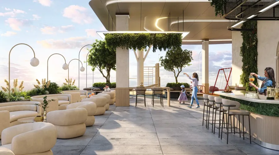 Sitting Area at Orvessa Residences.