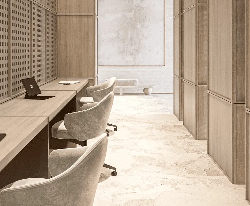 Co-Working Space at Celeste Heights.