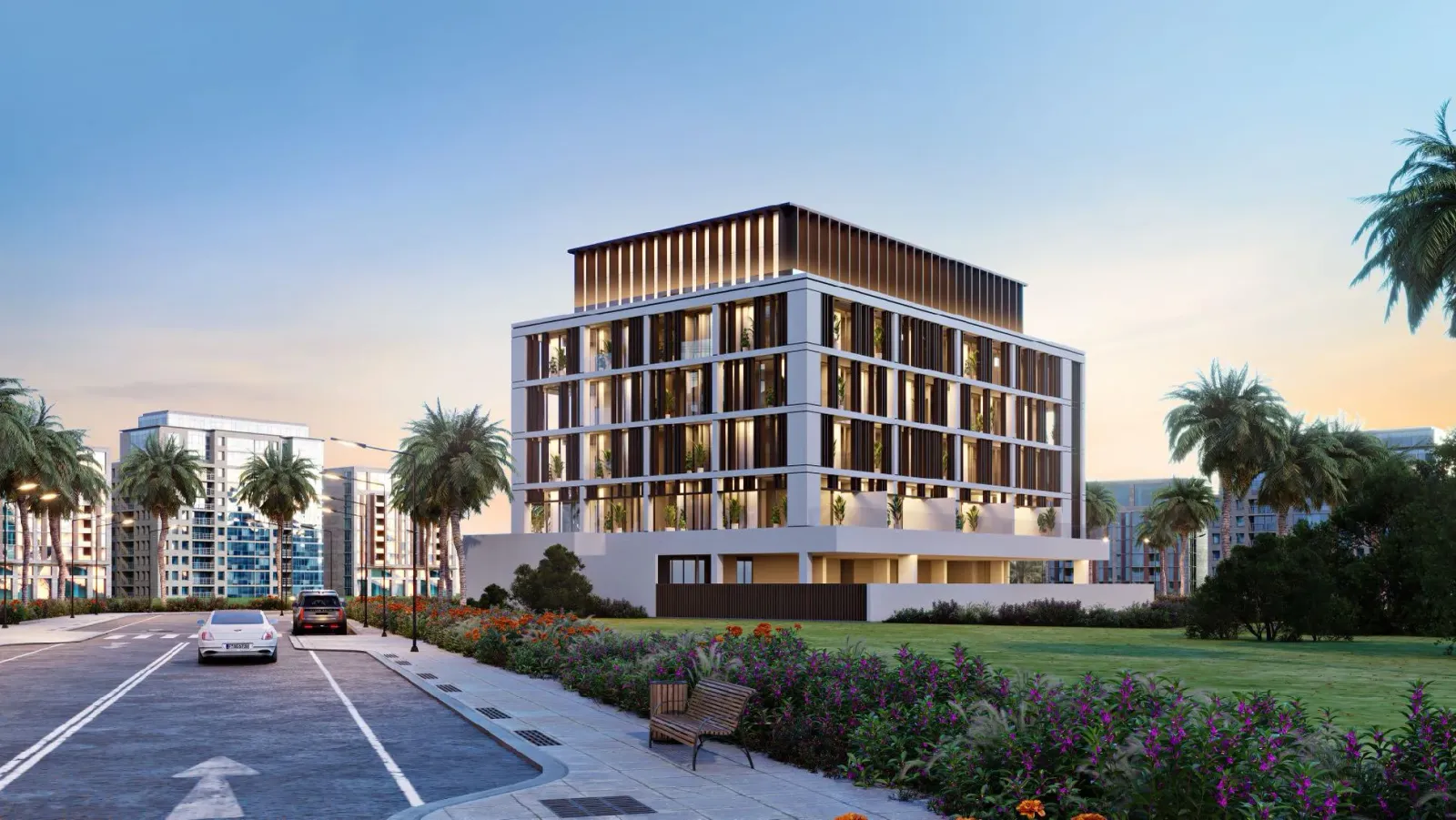 Rabdan Square, Meydan (Nad Al Sheba  1) · render 3