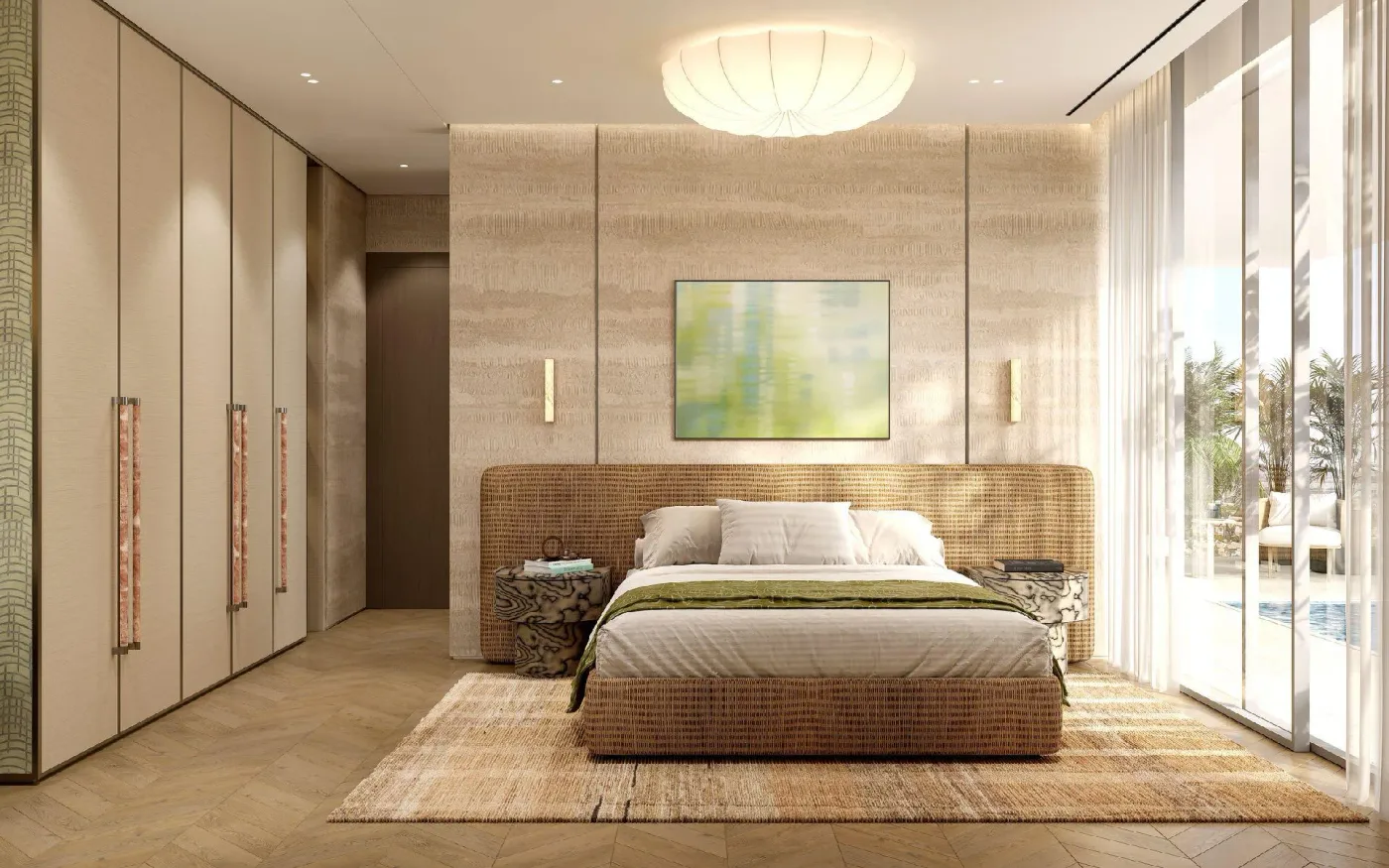 Interior render at Rabdan Square.