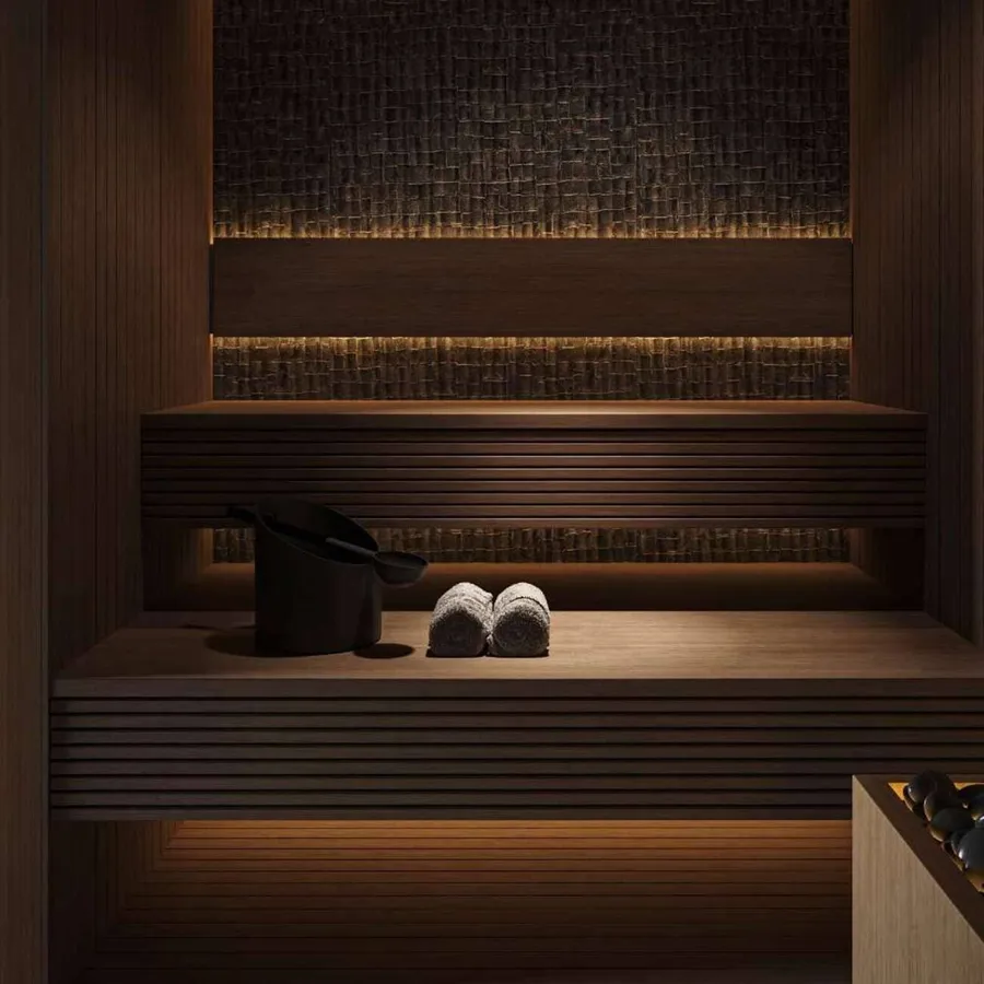 Steam & Sauna at V-Suites.