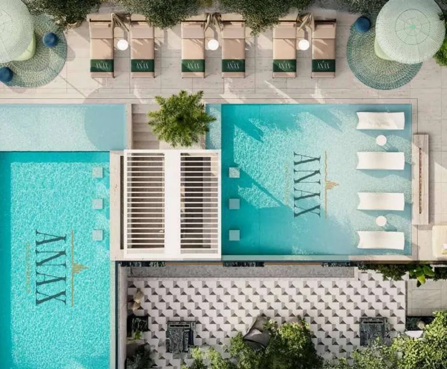 Swimming Pools at V-Suites.