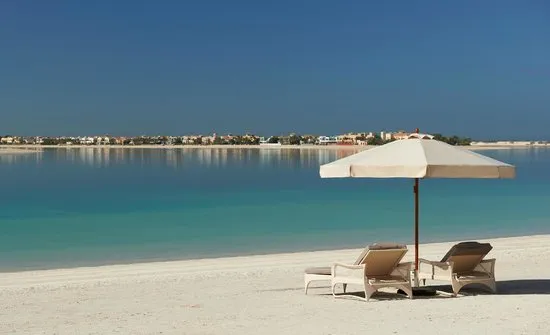 Private Beach at Armani Beach Residence.