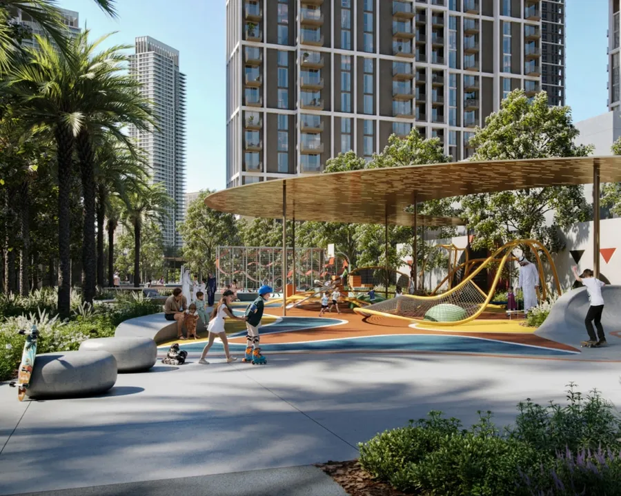 Kids’ Pool And Play Area at Oria.