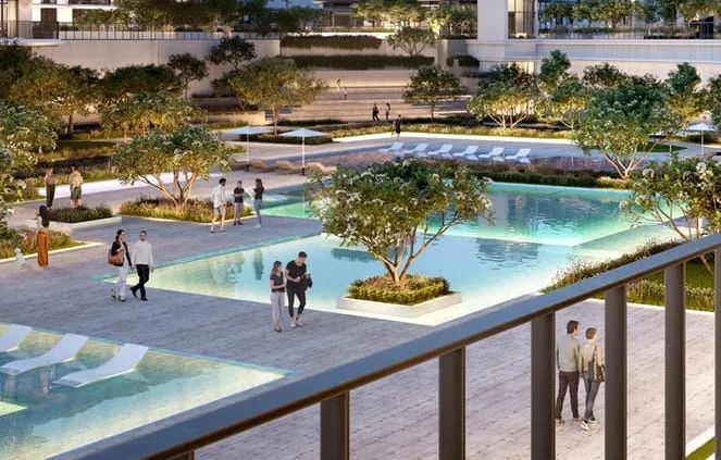 The Canal Pool at Ocean Point.