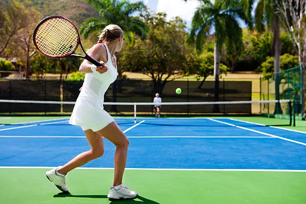 Tennis Courts at Vida by Emaar.