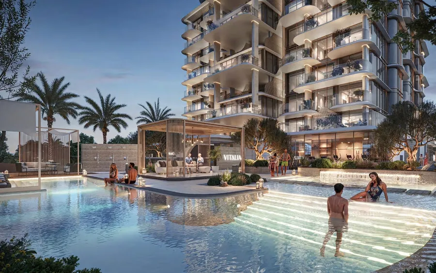Swimming Pool at Vitalia Palm Jumeirah Residences.