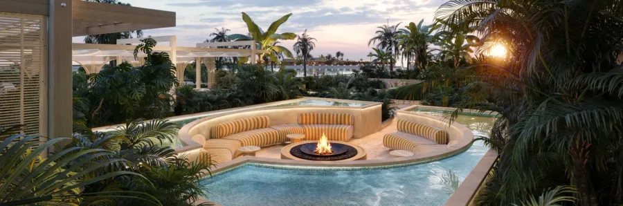 Lounge Terraces at Le Chateau Pietrus.