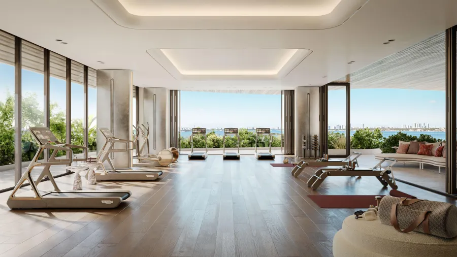 Gym at Lia by Avenew Development.