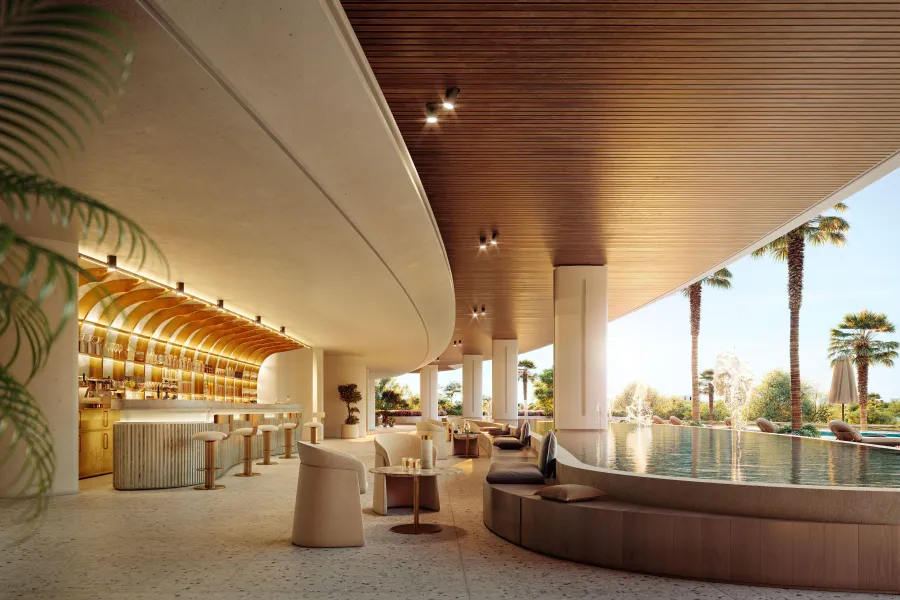 Pool Bar at Lia by Avenew Development.