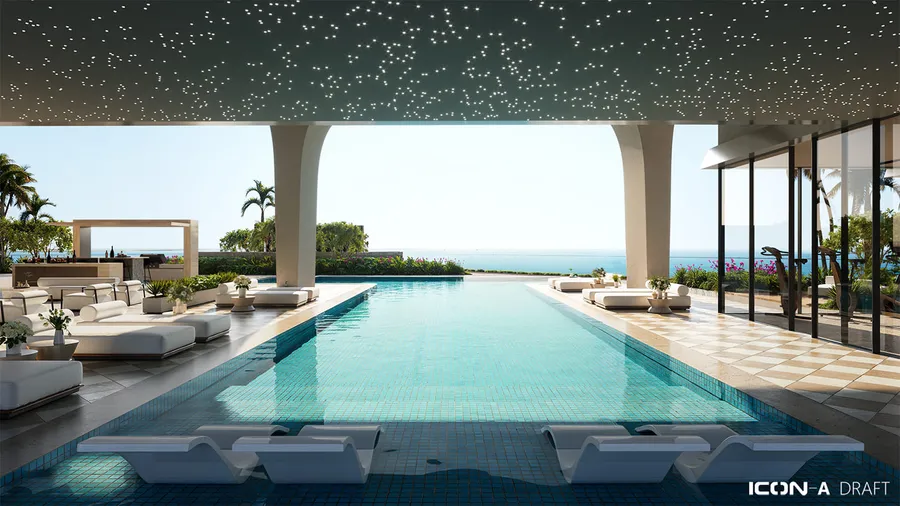 Swimming Pool at Elle Residences.