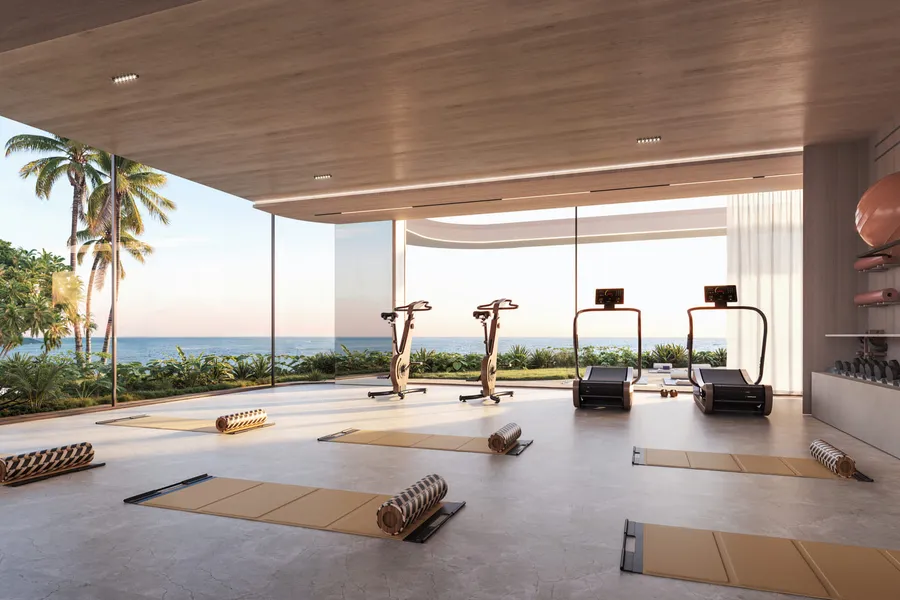 Gym at Elle Residences.