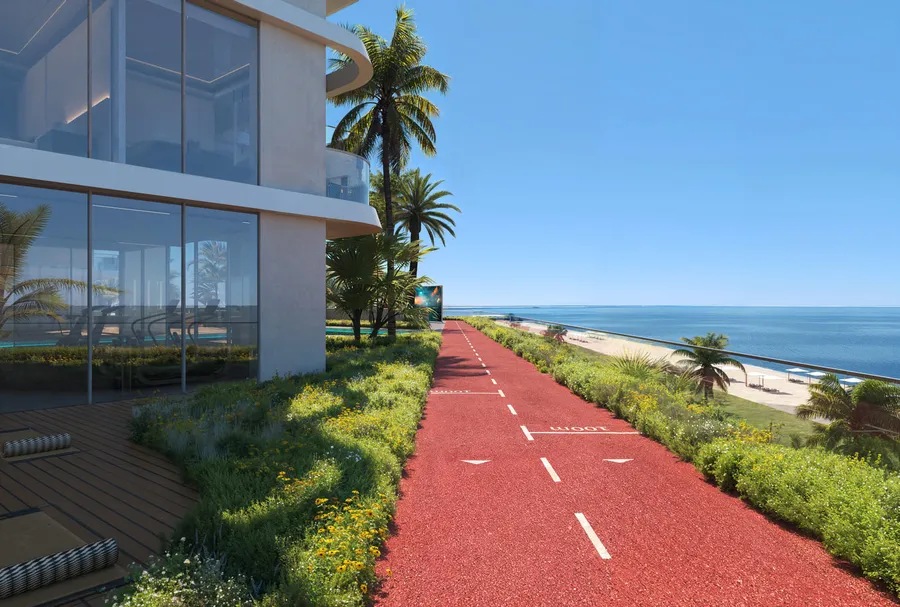 Jogging Track at Elle Residences.