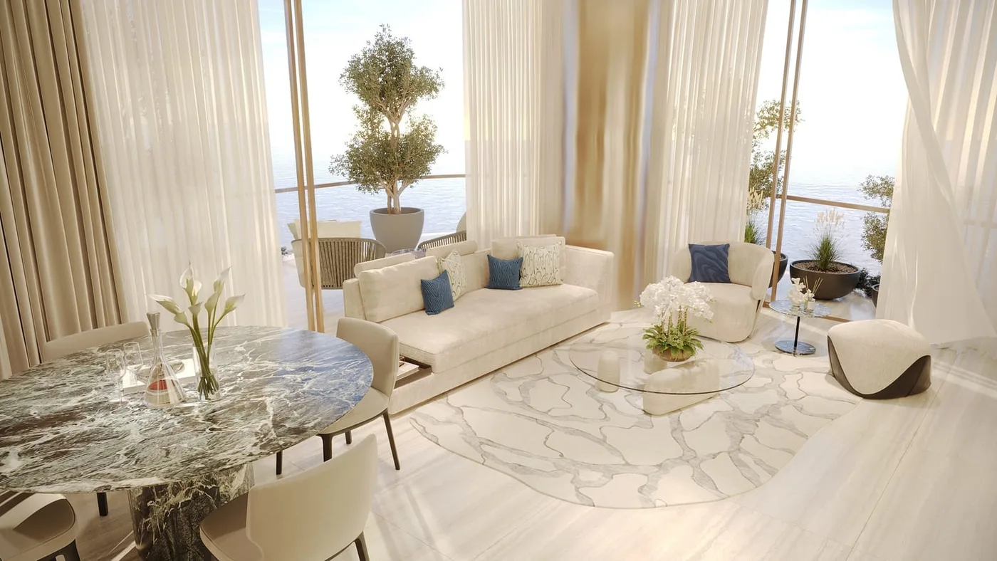 Interior render at Treppan Serenique Residences.