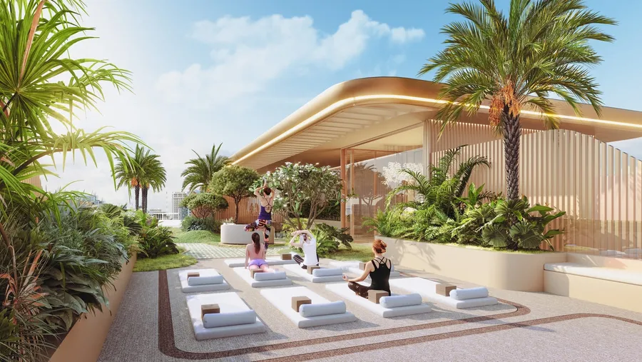 Yoga & Aerobics Area at Vestoria Bay.