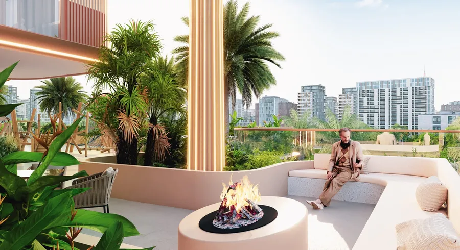 Rooftop Lounge at Vestoria Bay.