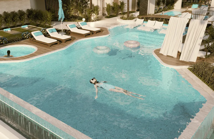 Jacuzzi at Reef 997.
