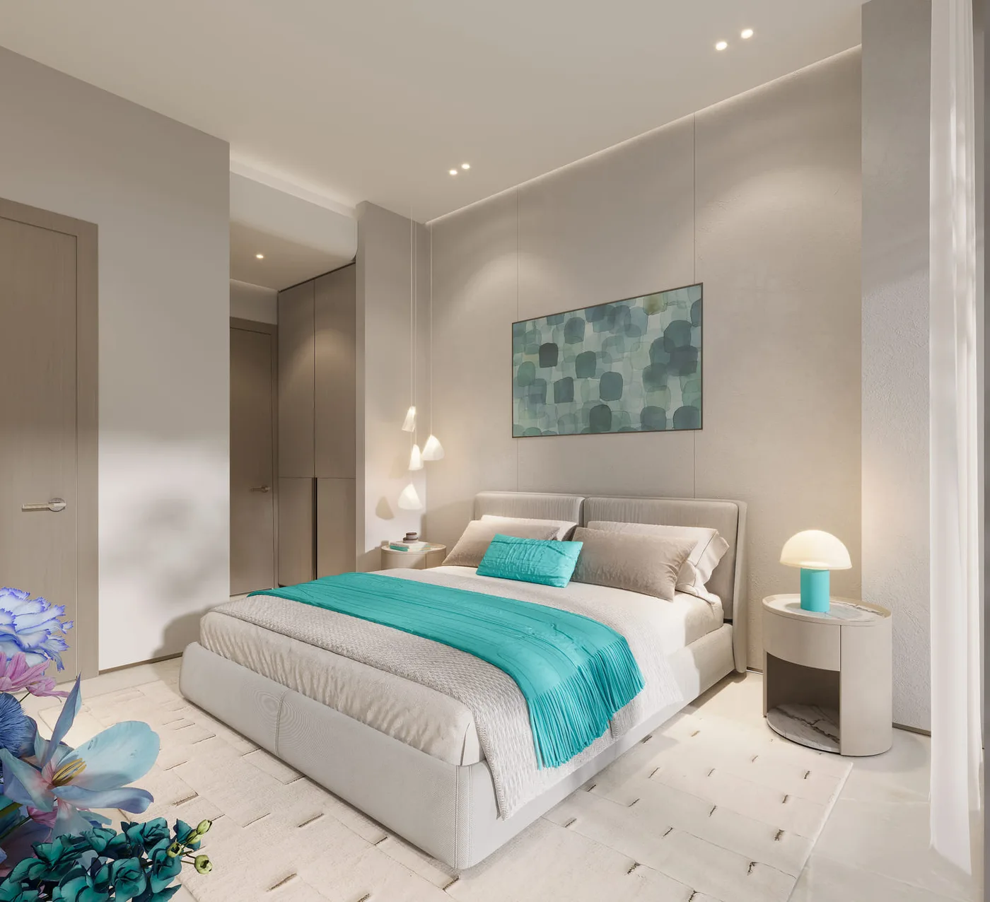 Interior render at Reef 997.