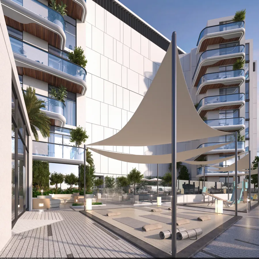 Outdoor Yoga Studio at Capital Horizon Terraces.
