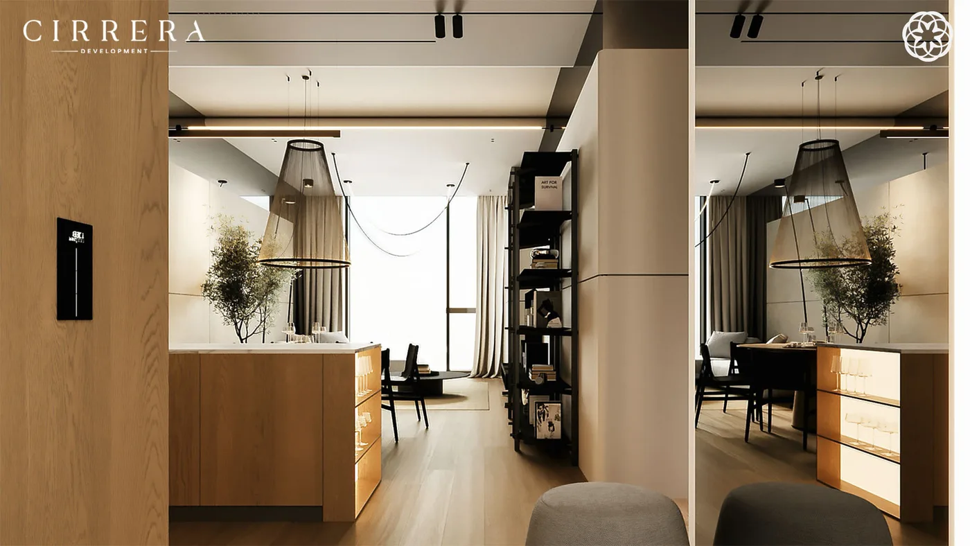 Interior render at Capital Horizon Terraces.