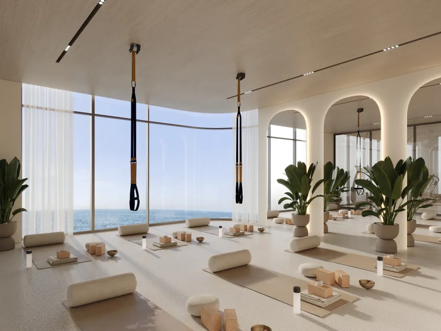 Yoga Area at Vue Dorée.