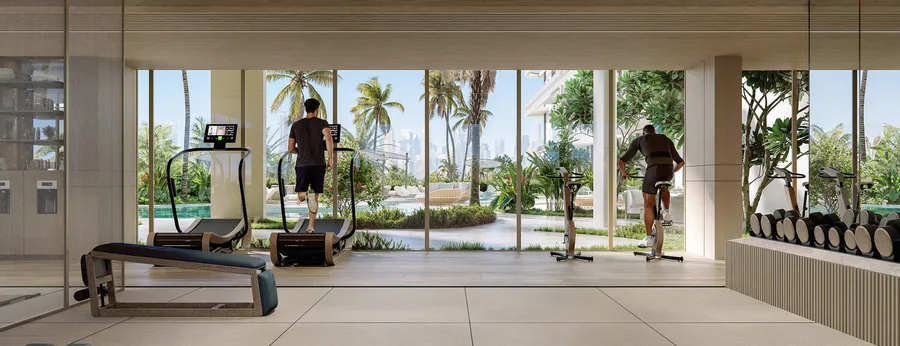 Gym at Arka Enclave Residences by Atmosphere Living.