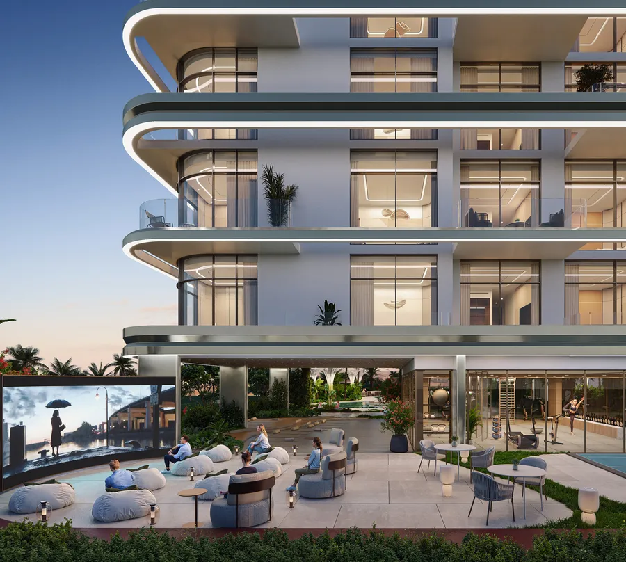Outdoor Cinema at Arka Enclave Residences by Atmosphere Living.