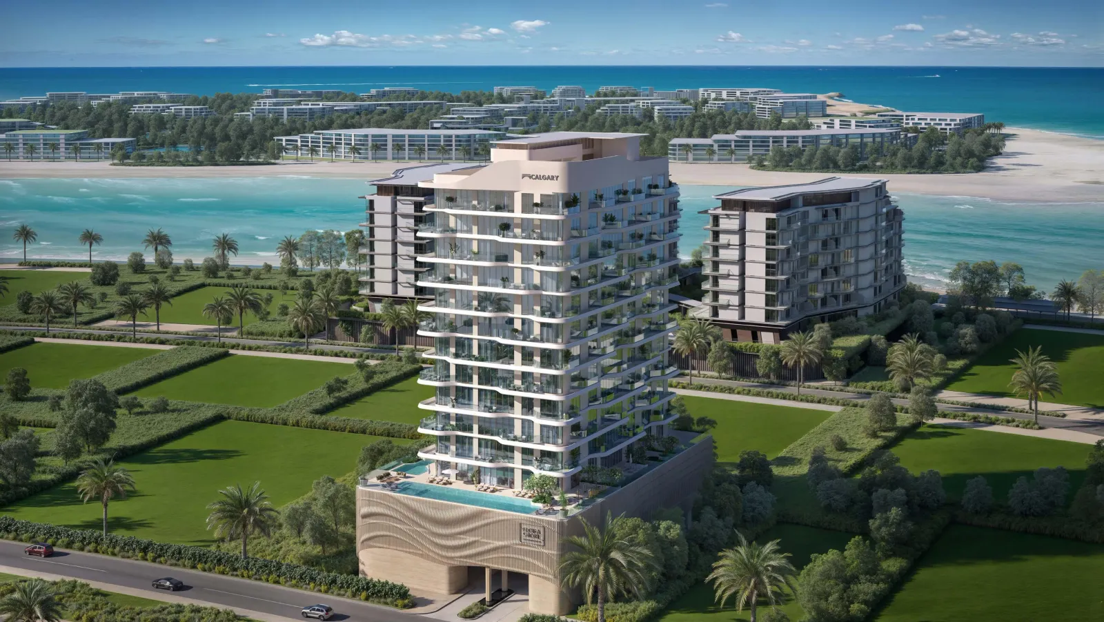 Flora Shore Beachside Residences, Dubai Islands · render 1