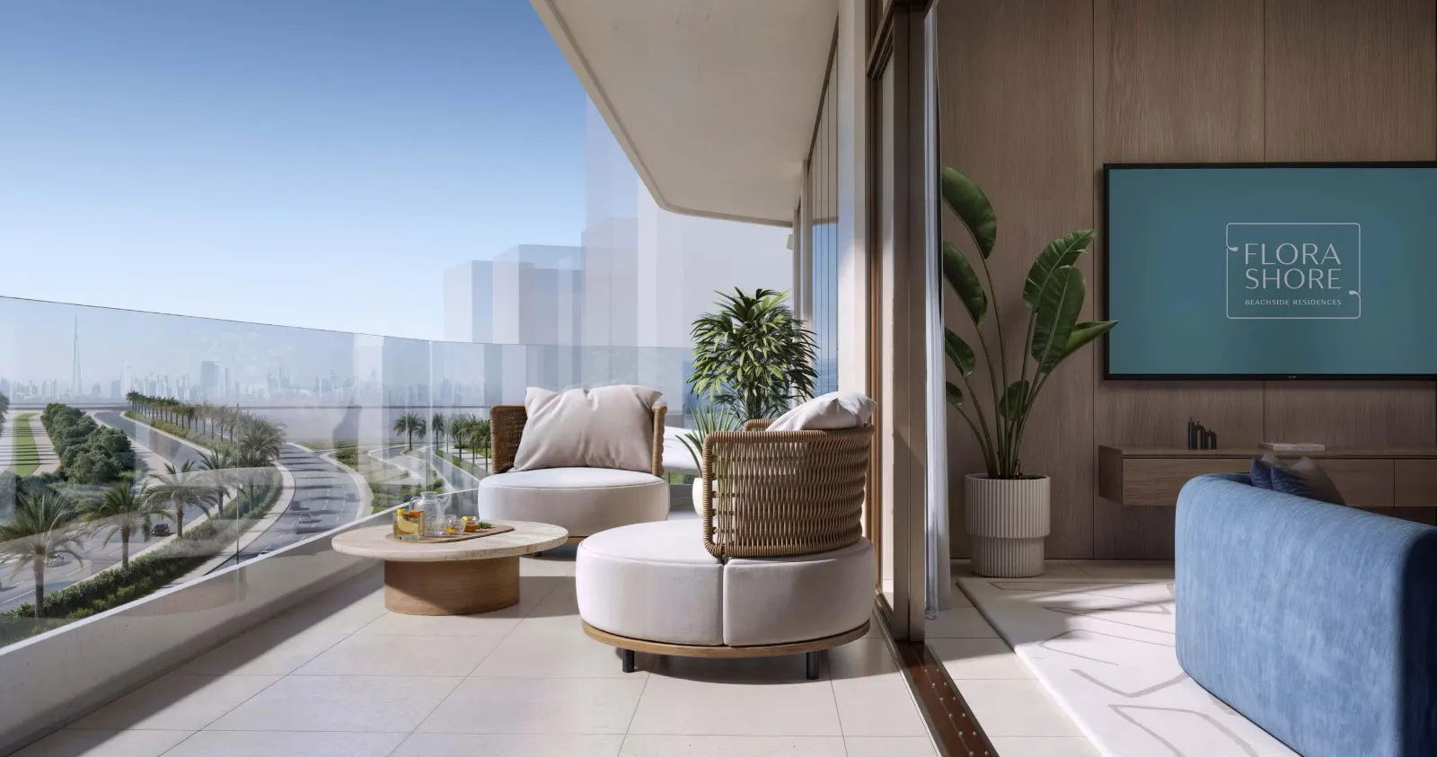 Flora Shore Beachside Residences, Dubai Islands · render 5