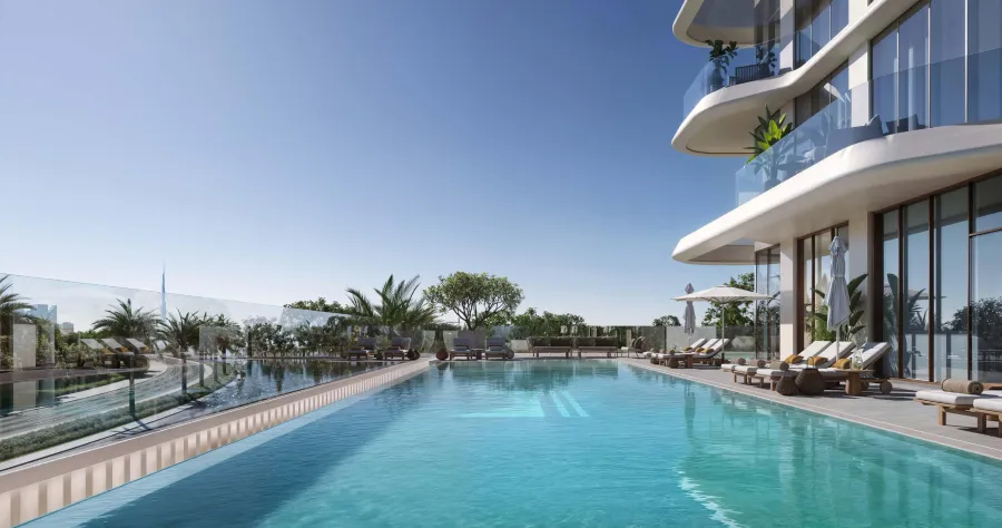 Swimming Pool at Flora Shore Beachside Residences.