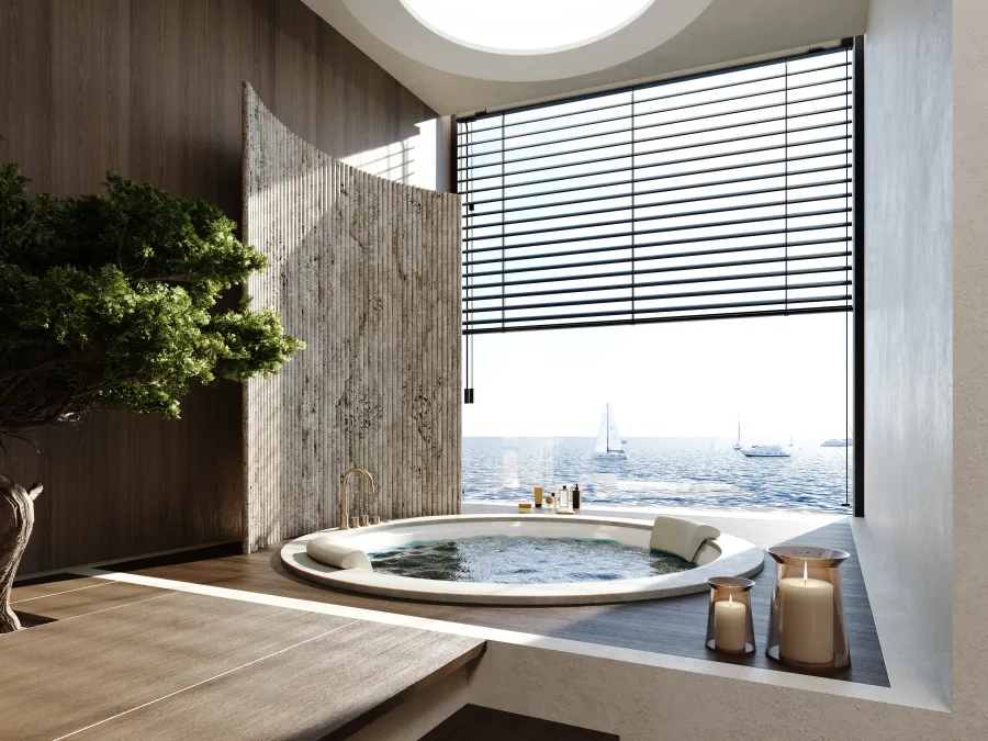 Jacuzzi at LIV Oceanside.