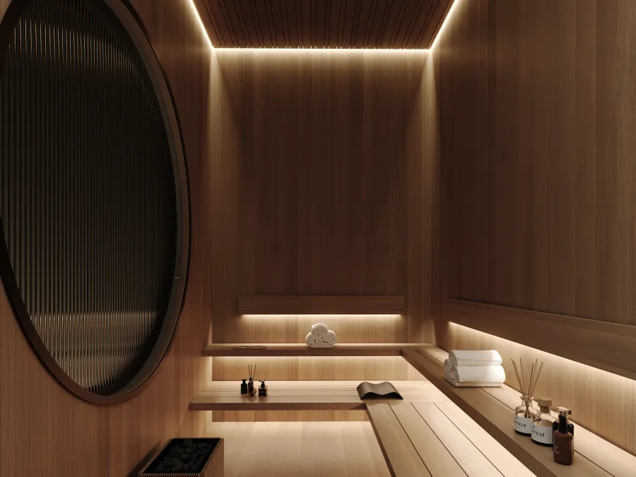 Sauna at LIV Oceanside.