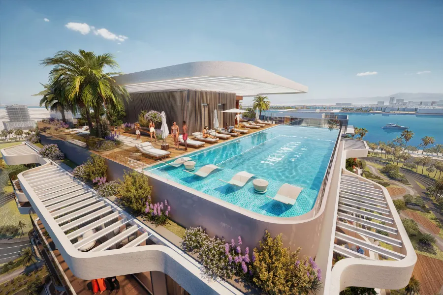 Infinity Swimming Pool at Helvetia Marine by DHG.