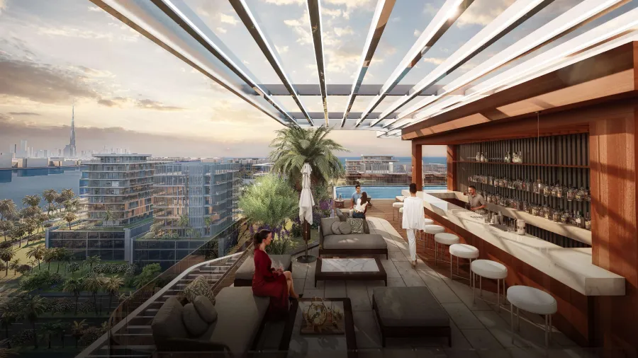 Rooftop Lounge & Bar at Helvetia Marine by DHG.