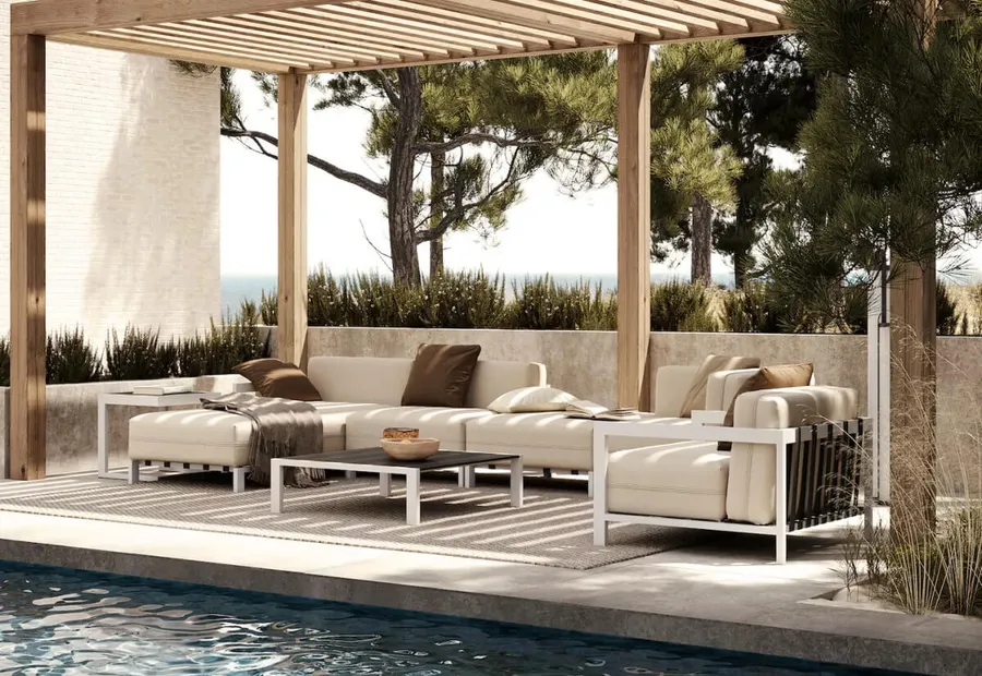 Sun Lounge Area at Stamn Nautis Residences.