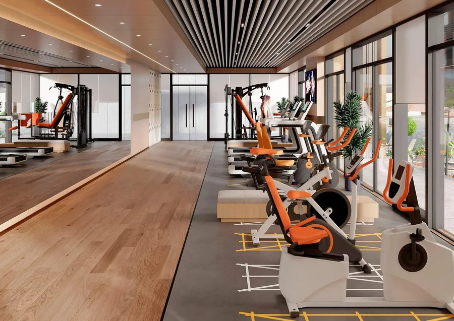 Gym at Stamn Nautis Residences.