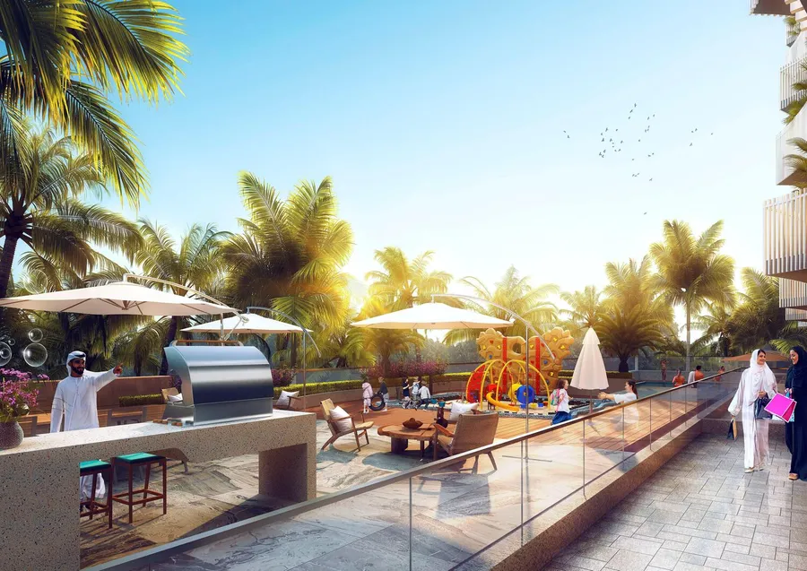 Bbq Area at Stamn Nautis Residences.