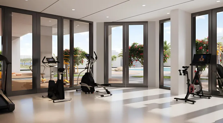 Gym at Hermina by Casagrand.