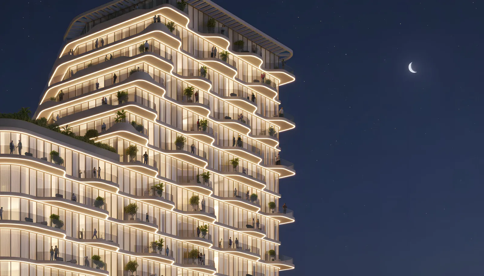 Royal Yacht Club Residence, Dubai Islands · render 3
