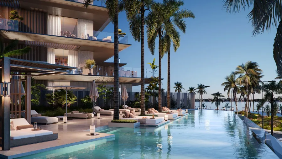 Infinity Pool at Omoria Private Residences.