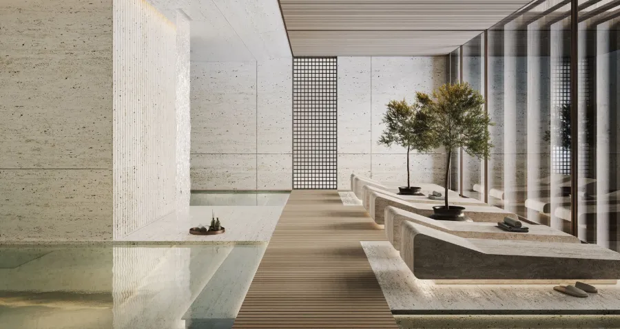 Spa at Omoria Private Residences.