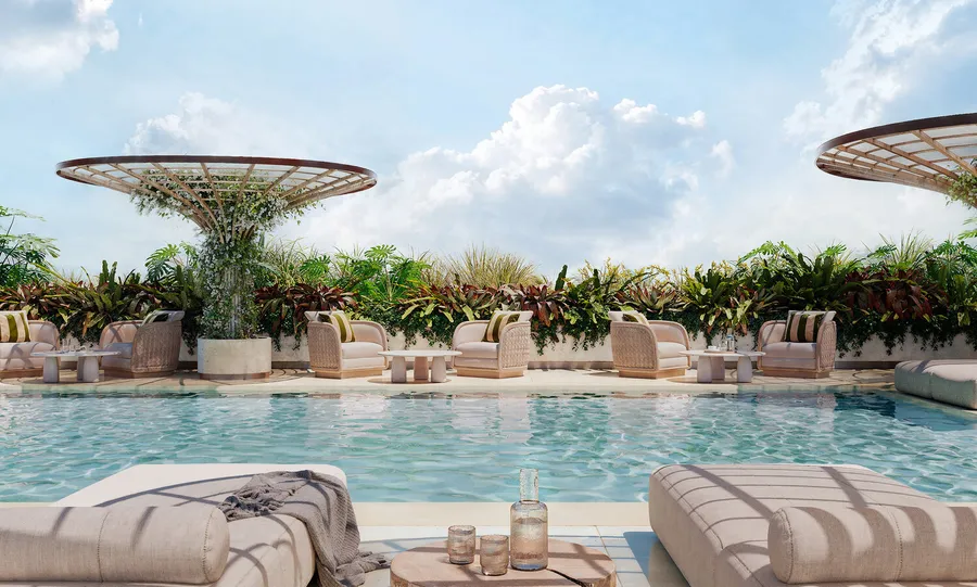 The Pool at Avida Residences.